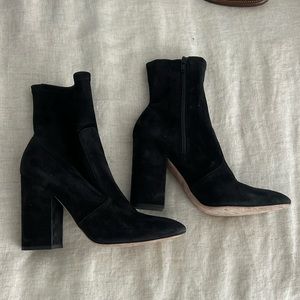 Suede ankle booties. SZ 40 . Valentino